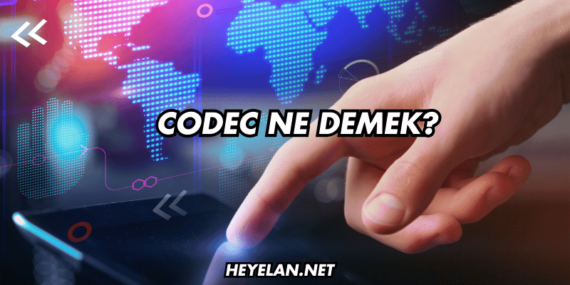 Codec Ne Demek?