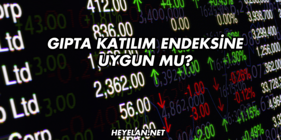 Gıpta Katılım Endeksine Uygun mu?