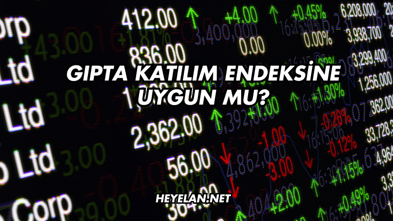 Gıpta Katılım Endeksine Uygun mu?