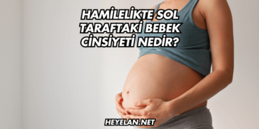 Hamilelikte Sol Taraftaki Bebek Cinsiyeti Nedir?