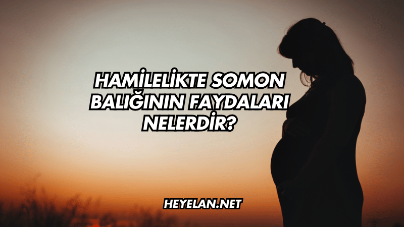 Hamilelikte Somon Balığının Faydaları Nelerdir?