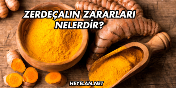 Zerdeçalın Zararları Nelerdir?
