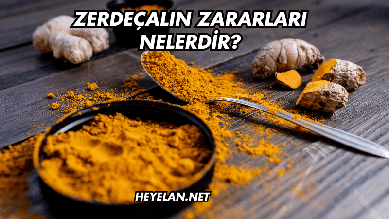 Zerdeçalın Zararları Nelerdir?