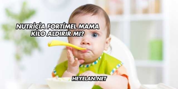 Nutricia Fortimel Mama Kilo Aldırır mı?